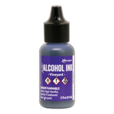 Tim Holtz Alcohol Ink von Ranger mit 14 ml Inhalt, Farbe: vineyard