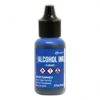 Tim Holtz Alcohol Ink von Ranger mit 14 ml Inhalt, Farbe: cobalt