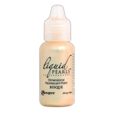 Liquid Pearls von Ranger, 3D Drops mit Perlglanz, 18 ml, Farbe: bisque