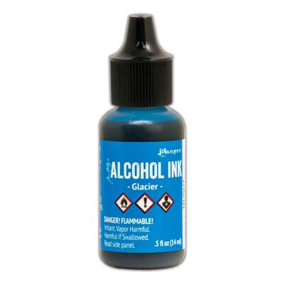 Tim Holtz Alcohol Ink von Ranger mit 14 ml Inhalt, Farbe: glacier
