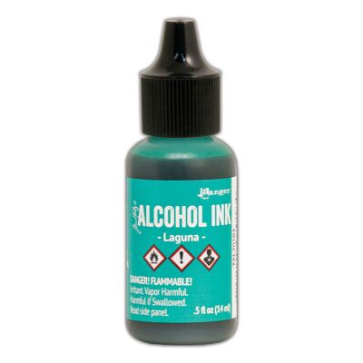 Tim Holtz Alcohol Ink von Ranger mit 14 ml Inhalt, Farbe: laguna
