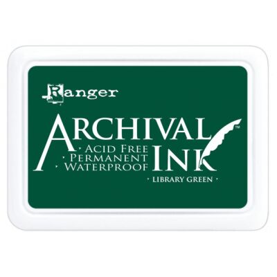 Archival Ink Stempelkissen von Ranger, Farbe: libary green