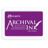 Archival Ink Stempelkissen von Ranger, Farbe: deep purple