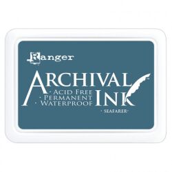 Archival Ink Stempelkissen von Ranger, Farbe: seafarer