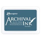Archival Ink Stempelkissen von Ranger, Farbe: seafarer