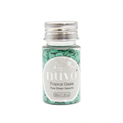 Tonic Studio Nuvo Pure Sheen Sequins, Paillietten, 35 ml, Tropical Oasis