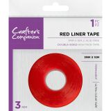 Crafter´s Companion Red Liner Tape, doppelseitig, ultra clear, 3mm x 10m