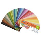 Florence Cardstock texture Farbfächer mit Artikelname- und Nummernbezeichnung