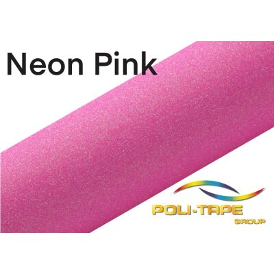 Flexfolie Pearl Glitter zur Textilveredelung von POLI-FLEX®, A4, Farbe: Neon Pink