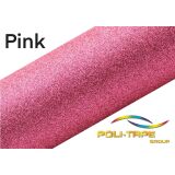 Flexfolie Pearl Glitter zur Textilveredelung von POLI-FLEX®, A4, Farbe: Pink