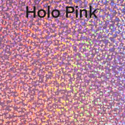 Flexfolie Hologrammeffekt zur Textilveredelung, A4, Farbe: Pink