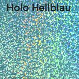 Flexfolie Hologrammeffekt zur Textilveredelung, A4, Farbe: Hellblau