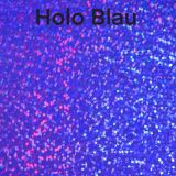 Flexfolie Hologrammeffekt zur Textilveredelung, A4, Farbe: Blau