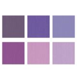 Florence Cardstock texture Multipack, 30,5x30,5, 216g, 24 Blatt, Farbe: purple
