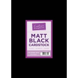Crafter´s Companion Matt Black Cardstock, A4, 300g,...