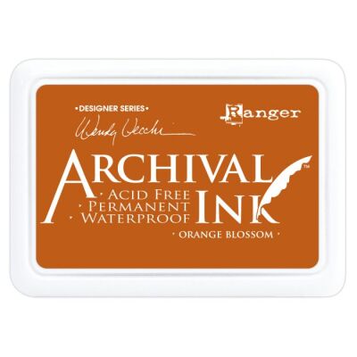 Archival Ink Stempelkissen von Ranger, Wendy Vecchi Serie, Farbe: orange blossom