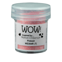 WOW Embossingpulver 15ml, Glitters, Farbe: Pinkish