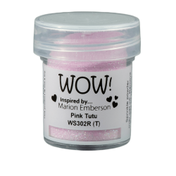 WOW Embossingpulver 15ml, Glitters, Farbe: Pink Tutu