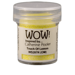 WOW Embossingpulver 15ml, Glitters, Farbe: Touch Of Lemon