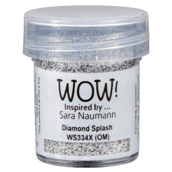 WOW Embossingpulver 15ml, Glitters, Farbe: Diamond Splash Sara Naumann