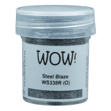 WOW Embossingpulver 15ml, Glitters, Farbe: Steel Blaze