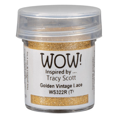 WOW Embossingpulver 15ml, Glitters, Farbe: Golden Vintage