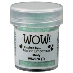 WOW Embossingpulver 15ml, Glitters, Farbe: Minty