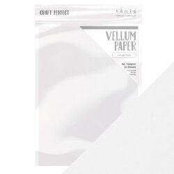 Tonic Studios Craft Perfect, Vintage White Vellum, A4...