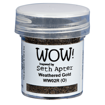 WOW Embossingpulver 15ml, Seth Apter, Farbe: Weathered Gold