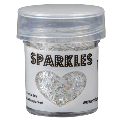WOW Sparkles das Premium Glitter, 15ml, Farbe: White Blaze