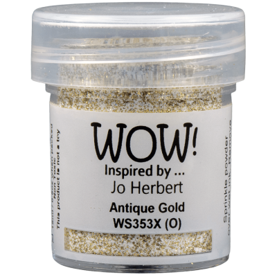 WOW Embossingpulver 15ml, Glitters, Farbe: Antique Gold Opaque