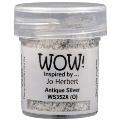 WOW Embossingpulver 15ml, Glitters, Farbe: Antique Silver...