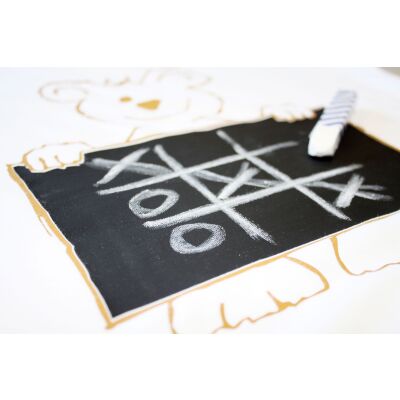 Flexfolie Chalkboard zur Textilveredelung, A4, Farbe: schwarz