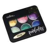 Pearlcolor 6er Set im Blechetui von Coliro, Farbe: Bling