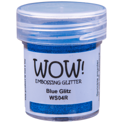 WOW Embossingpulver 15ml, Glitters, Farbe: Blue Glitz