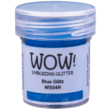 WOW Embossingpulver 15ml, Glitters, Farbe: Blue Glitz