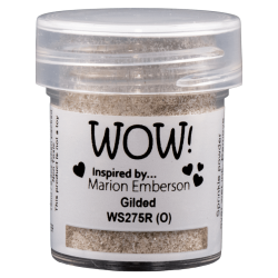WOW Embossingpulver 15ml, Glitters, Farbe: Gilded