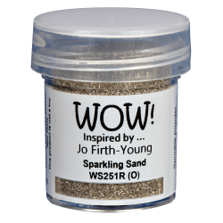 WOW Embossingpulver 15ml, Glitters, Farbe: Sparkling Sand