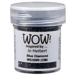 WOW Embossingpulver 15ml, Glitters, Farbe: Blue Diamond