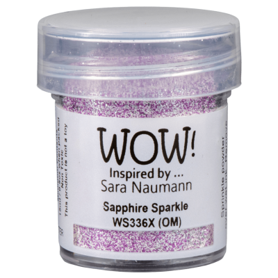 WOW Embossingpulver 15ml, Glitters, Farbe: Sapphire Sparkle