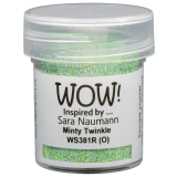 WOW Embossingpulver 15ml, Glitters, Farbe: Minty Twinkle