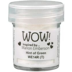 WOW Embossingpulver 15ml, Pearlescents, Farbe: Hint of Green
